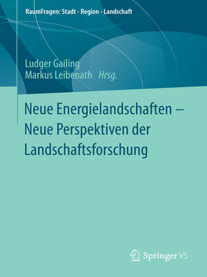 cover image of Neue Energielandschaften